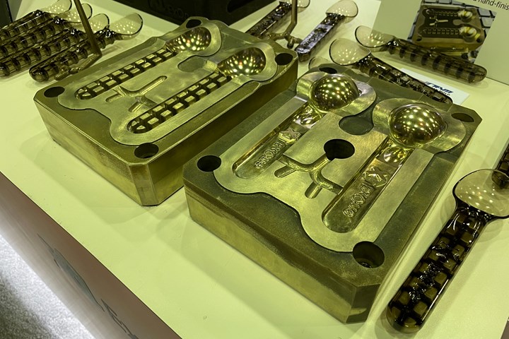 injection mold was made via binder jetting