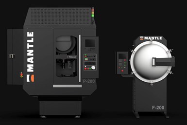 Mantle P-200 printer and F-200 furnace. Photo Credit: Mantle