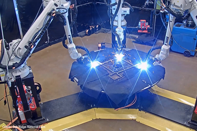 Robots Combine for Faster DED Build Rate (Video)