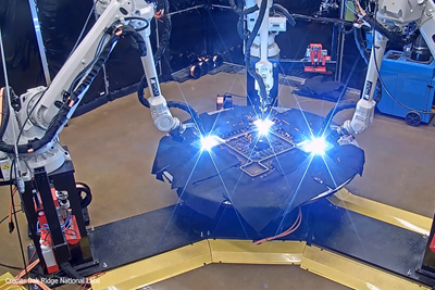 Robots Combine for Faster DED Build Rate (Video)