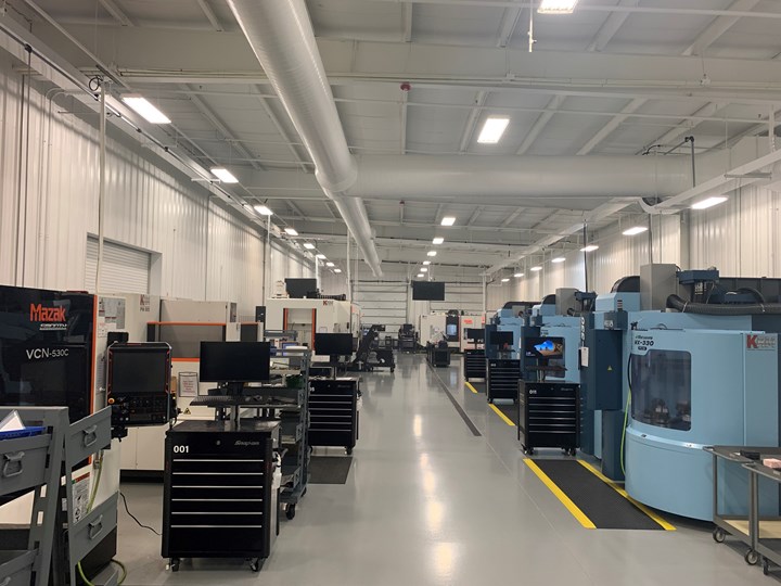 machine shop at keselowski advanced manufacturing with mazak and matsuura machines tools