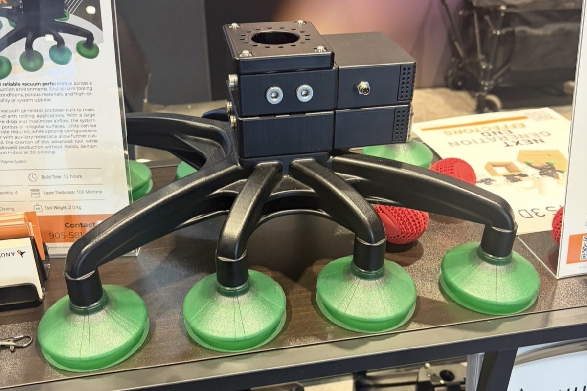 3D Printed Modular Vacuum Generator for End-of-Arm Tooling: Pic of the Week