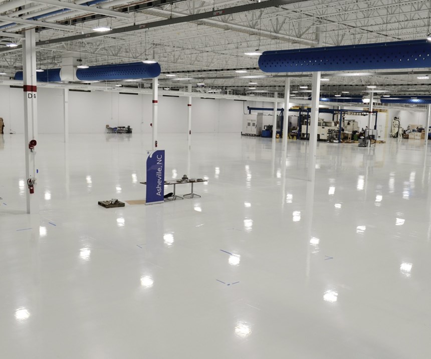 GE Aviation's 13,000m2 production area
