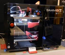 CAMX 2017 Cincinnati Incorporated SAAM small area additive manufacturing machine