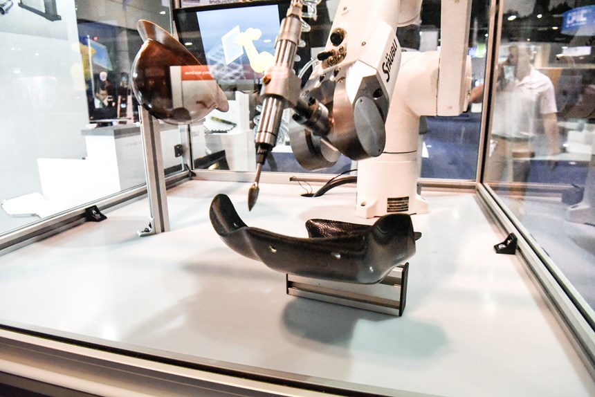 CAMX 2017 Stäubli robot precision machining 