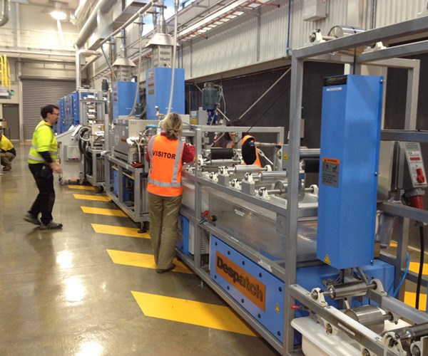 CSIRO carbon fiber manufacturing line, Australia.