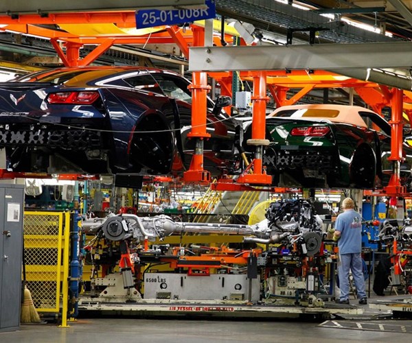 Corvette assembly line