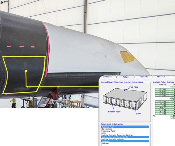 HyperSizer applied to Stratolaunch.