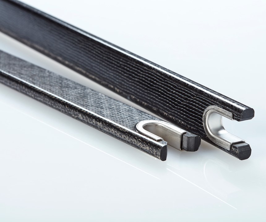 PolyOne carbon fiber composite automotive braces.