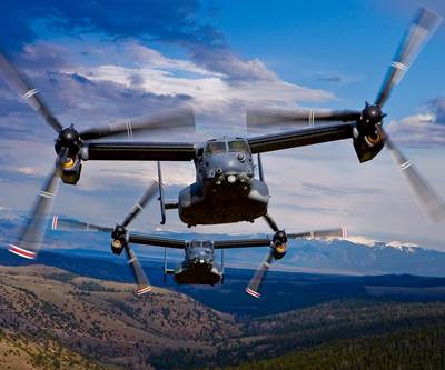 V-22 Osprey exceeds 400,000 flight hours
