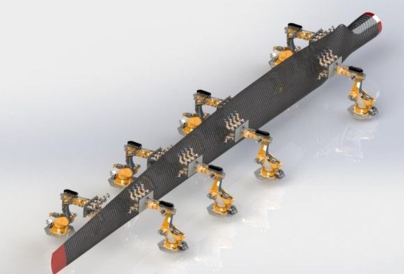 Orbital Composites 3D printed composites fractal robots wind blade