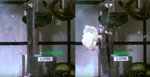 N12 Technologies NanoStitch prevents delamination in CFRP composite engine blade impact test
