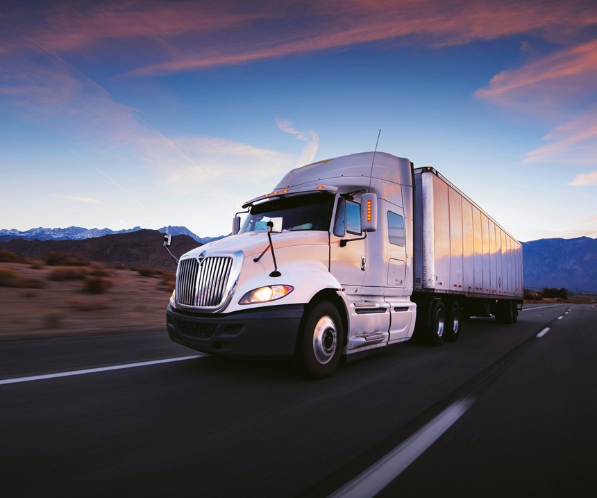 PolyOne's Polystrand thermoplastic composites for trucking applications.