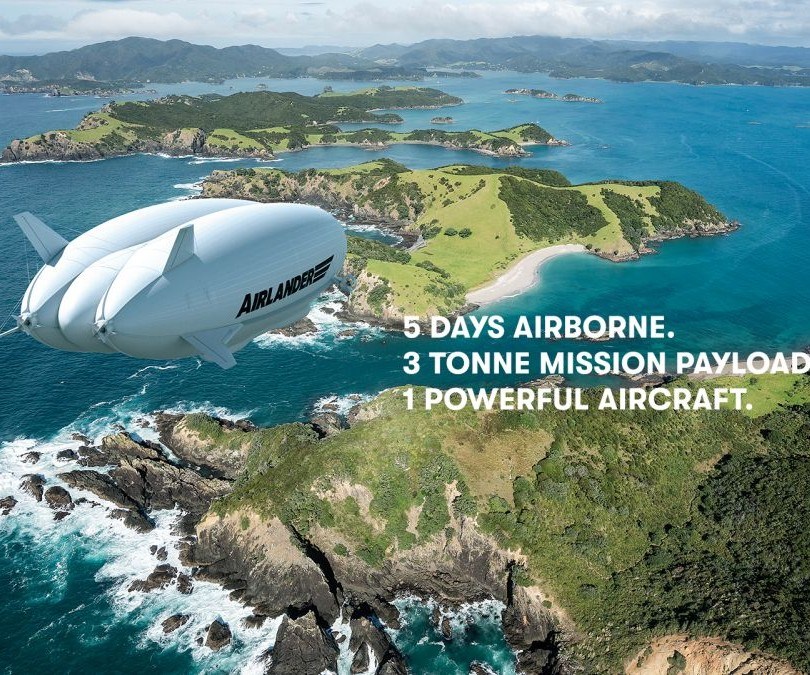HAV Airlander 10 hybrid airship for luxury tourism