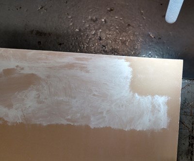 Yes, you clean tooling board with dry ice