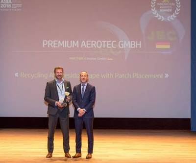 Fiber Patch Placement wins JEC Innovation Award in Seoul