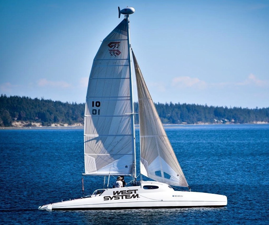 Small Racing Catamaran Racing catamaran still performing | CompositesWorld