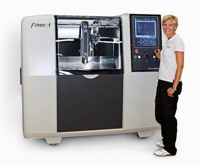 Finepart Sweden waterjet system enables precise, non-thermal cutting