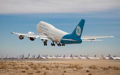 GE performs first test flight for GE9X engine 
