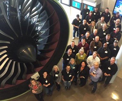 Renegade Materials and GE celebrate engine shipment