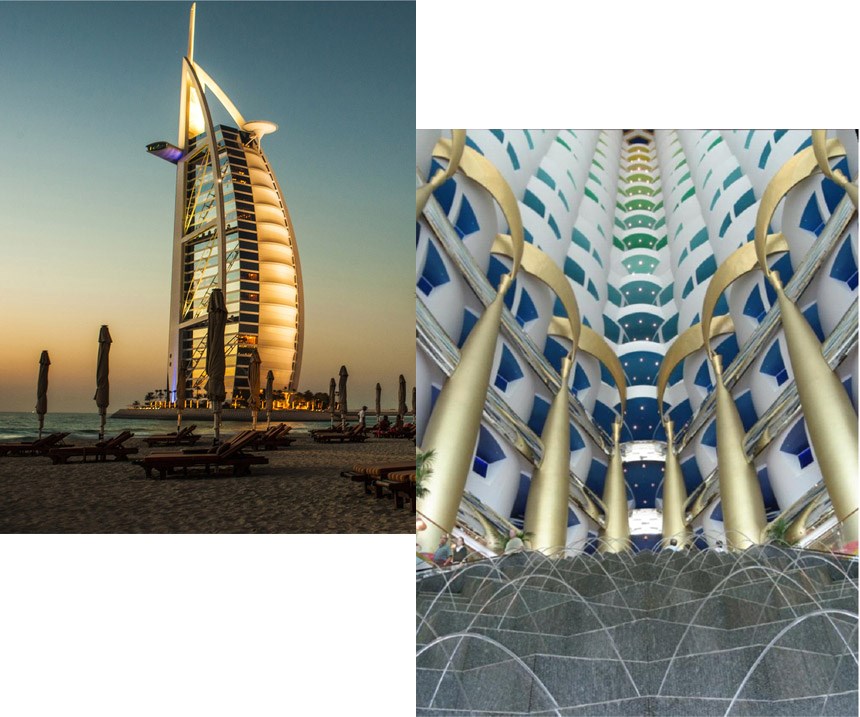Burj Al Arab hotel uses Scott Bader Crystic 329 resin