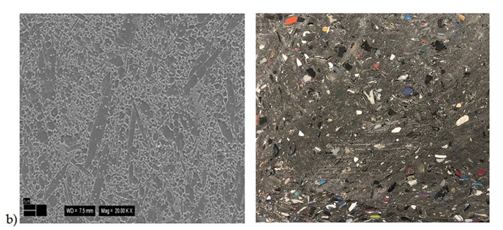 Comparison of nanoceramic and plastic bi-phasic composites