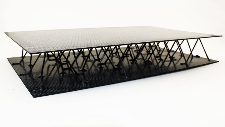 Carbon Factory project at ETH Zurich for 3D printing CFRP lattice structures