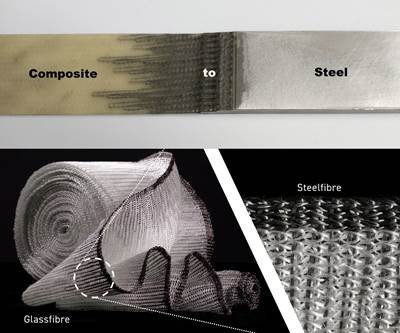 Connecting composites to steel