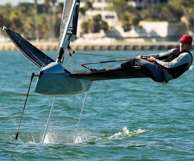 This foiling racer is crazy fast thanks to composites 