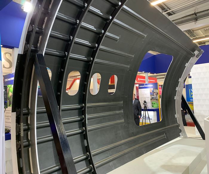 Paris Air Show 2019 Spirit AeroSystems fuselage panel