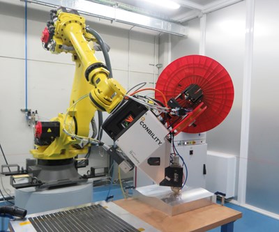 Conbility's tape placement applicator installed at Technical Center AIMEN in Spain