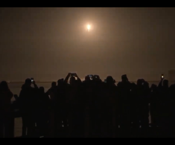 NASA launch of Demo-1 SpaceX Falcon 9 rocket