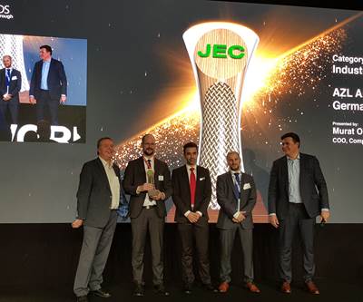 AZL production system wins JEC Innovation Award