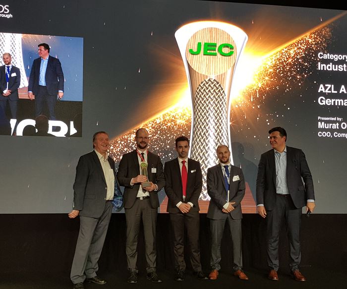 JEC World 2019 AZL award machining composites