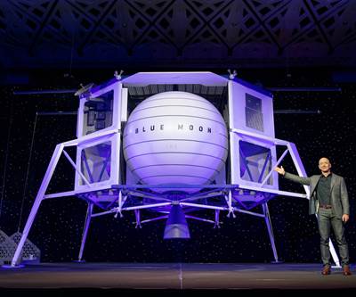 Blue Origin unveils Blue Moon lunar lander, vision for space