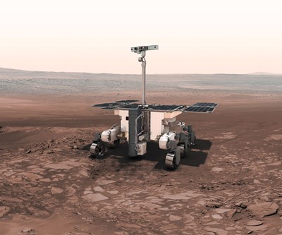 Carbon fiber composite Mars rover chassis under development
