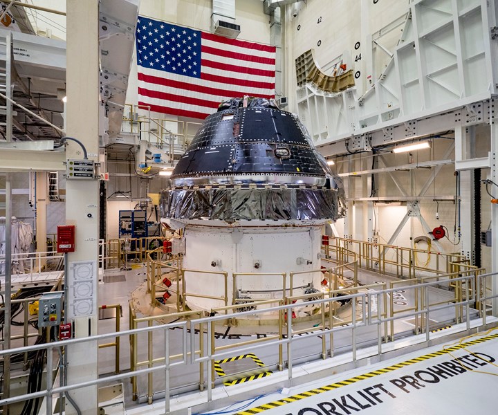 NASA Orion composite crew module