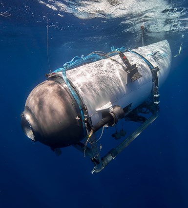 Titan carbon fiber composite submersible