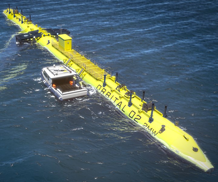 O2 2-megawatt tidal turbine