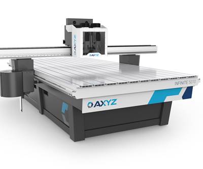 AXYZ redesigns Infinite CNC router 