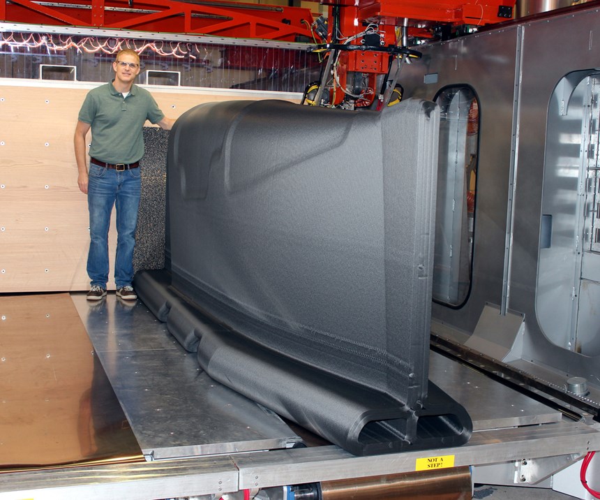 Thermwood large-format additive manufacturing for aerospace tooling