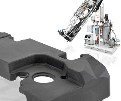 KraussMaffei technology enables addition of expandable graphite to PUR foam