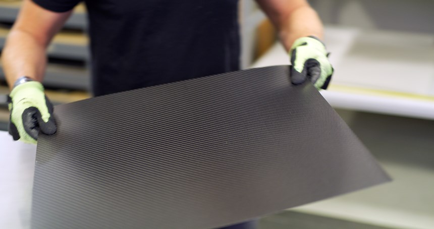 Carbitex carbon fiber composite midsole plates for athletic footwear