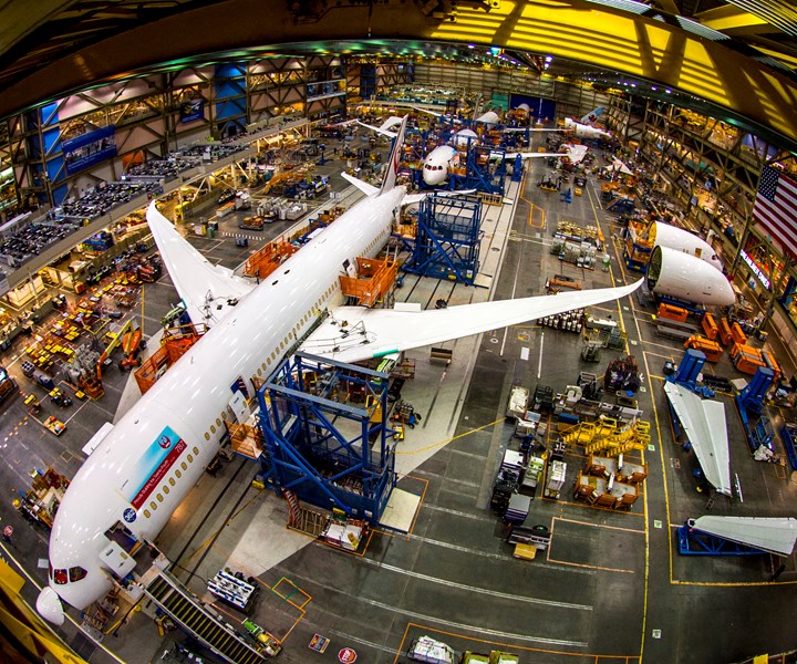 Boeing 787 facility in Everett, Washington, U.S. 
