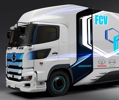 Toyota and Hino agree to develop heavy-duty fuel cell truck using composite storage tanks