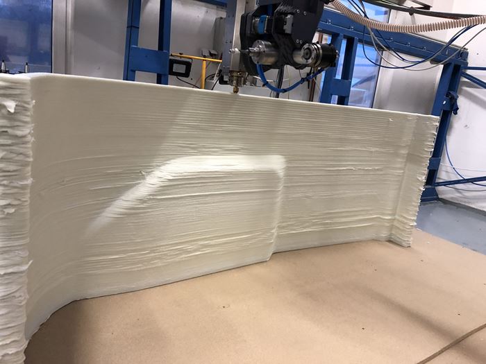 Rapid Prototyping Hungary 3D prints mold for composite sleeper cab