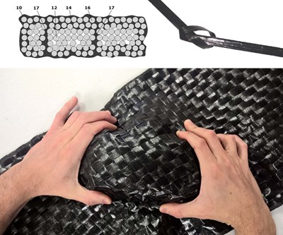 Third patent issued for flexible thermoplastic prepreg