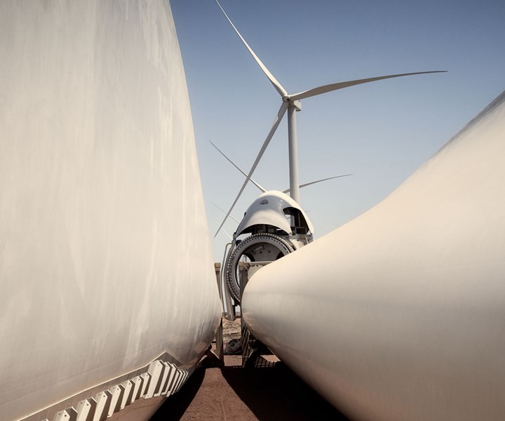 LM 56.9P composite wind blades for GE wind farm in Parnaiba, Brazil