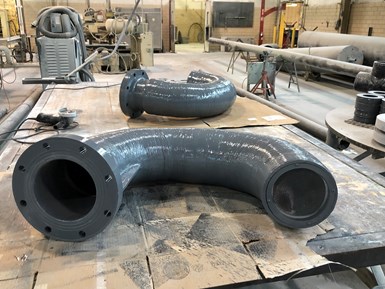 fiberglass composite industrial pipe