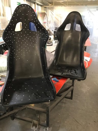 RHEM Composites carbon fiber composite seats for Vuhl supercar